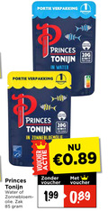 klik op dit plaatje voor een vergroting en voor vergelijkbare aanbiedingen gerelateerd aan ` tonijn in blik 1 persoon princes water eiwit zonnebloemolie olie zak voucher ` tonijn in blik 1 persoon princes water eiwit zonnebloemolie olie zak voucher