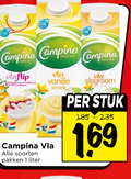 klik op dit plaatje voor een vergroting en voor vergelijkbare aanbiedingen gerelateerd aan ` vla 1 campina vanille soorten pakken liter slagroom stuk ` vla 1 campina vanille soorten pakken liter slagroom stuk