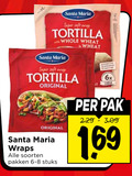 klik op dit plaatje voor een vergroting en voor vergelijkbare aanbiedingen gerelateerd aan ` tortilla santa maria super whole wheat original wraps soorten pakken stuks 6x pak ` tortilla santa maria super whole wheat original wraps soorten pakken stuks 6x pak