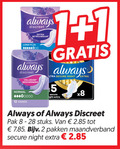 klik op dit plaatje voor een vergroting en voor vergelijkbare aanbiedingen gerelateerd aan ` maandverband inlegkruisjes 1 2 5 12 urineverlies always discreet bescherming secure night normal verbanden light pak stuks pakken ` maandverband inlegkruisjes 1 2 5 12 urineverlies always discreet bescherming secure night normal verbanden light pak stuks pakken