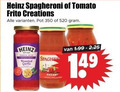 klik op dit plaatje voor een vergroting en voor vergelijkbare aanbiedingen gerelateerd aan ` pastasaus tomatenpuree 350 heinz spagheroni tomato frito creations pot preto roasted garlic ` pastasaus tomatenpuree 350 heinz spagheroni tomato frito creations pot preto roasted garlic