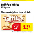 klik op dit plaatje voor een vergroting en voor vergelijkbare aanbiedingen gerelateerd aan ` toffifee chocolade white chocolate 1 99 ` toffifee chocolade white chocolate 1 99