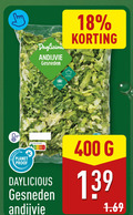 klik op dit plaatje voor een vergroting en voor vergelijkbare aanbiedingen gerelateerd aan ` andijvie 18 400 gesneden min planet proof nutri score ` andijvie 18 400 gesneden min planet proof nutri score