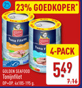 klik op dit plaatje voor een vergroting en voor vergelijkbare aanbiedingen gerelateerd aan ` tonijn in blik 1 4 23 740 xxl goedkoper xx golden seafood tuna filets sunflower oil ge core gecertificeerd www.msc.org nl tonijnfilet tri score pack ` tonijn in blik 1 4 23 740 xxl goedkoper xx golden seafood tuna filets sunflower oil ge core gecertificeerd www.msc.org nl tonijnfilet tri score pack