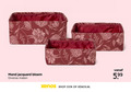 klik op dit plaatje voor een vergroting en voor vergelijkbare aanbiedingen gerelateerd aan ` mand jacquard bloem maten shop 5.99 ` mand jacquard bloem maten shop 5.99