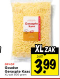 klik op dit plaatje voor een vergroting en voor vergelijkbare aanbiedingen gerelateerd aan ` geraspte kaas 500 goudse xl zak 3.99 ` geraspte kaas 500 goudse xl zak 3.99