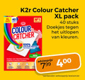 klik op dit plaatje voor een vergroting en voor vergelijkbare aanbiedingen gerelateerd aan ` wasdoekjes 40 100 400 xl k2r colour catcher pack stuks doekjes kleuren ` wasdoekjes 40 100 400 xl k2r colour catcher pack stuks doekjes kleuren