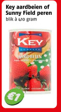 klik op dit plaatje voor een vergroting en voor vergelijkbare aanbiedingen gerelateerd aan ` 1 aardbeien sunny field peren blik ` 1 aardbeien sunny field peren blik
