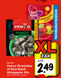 klik op dit plaatje voor een vergroting en voor vergelijkbare aanbiedingen gerelateerd aan ` venco piramides red band winegums original mix zak xl ` venco piramides red band winegums original mix zak xl