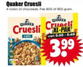 klik op dit plaatje voor een vergroting en voor vergelijkbare aanbiedingen gerelateerd aan ` cruesli 4 quaker noten chocolade pak nuts r xl 3 99 ` cruesli 4 quaker noten chocolade pak nuts r xl 3 99