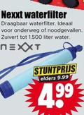 klik op dit plaatje voor een vergroting en voor vergelijkbare aanbiedingen gerelateerd aan ` waterfilter nexxt onderweg noodgevallen zuivert liter water elders 4 99 ` waterfilter nexxt onderweg noodgevallen zuivert liter water elders 4 99