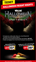 klik op dit plaatje voor een vergroting en voor vergelijkbare aanbiedingen gerelateerd aan ` 1 3 4 10 11 16 17 18 22 23 24 25 26 31 ticket halloween nights walibi back to reality koopt code beschikbaarheid datum beperkt tickets beschikbaar online bestellen klik ` 1 3 4 10 11 16 17 18 22 23 24 25 26 31 ticket halloween nights walibi back to reality koopt code beschikbaarheid datum beperkt tickets beschikbaar online bestellen klik