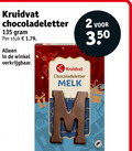 klik op dit plaatje voor een vergroting en voor vergelijkbare aanbiedingen gerelateerd aan ` 2 kruidvat chocoladeletter stuk melk av em ` 2 kruidvat chocoladeletter stuk melk av em