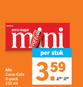 klik op dit plaatje voor een vergroting en voor vergelijkbare aanbiedingen gerelateerd aan ` cola 3 8 150 zero sugar mini coca pack ml stuk ` cola 3 8 150 zero sugar mini coca pack ml stuk