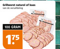 klik op dit plaatje voor een vergroting en voor vergelijkbare aanbiedingen gerelateerd aan ` grillworst 100 naturel kaas versafdeling ` grillworst 100 naturel kaas versafdeling