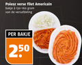 klik op dit plaatje voor een vergroting en voor vergelijkbare aanbiedingen gerelateerd aan ` filet americain 250 verse bakje versafdeling ` filet americain 250 verse bakje versafdeling