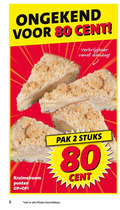 klik op dit plaatje voor een vergroting en voor vergelijkbare aanbiedingen gerelateerd aan ` appelkruimelvlaai 2 8 80 cent kruimelroom punten pak stuks beschikbaar ` appelkruimelvlaai 2 8 80 cent kruimelroom punten pak stuks beschikbaar