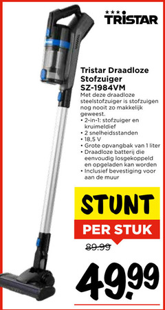 boeket Billy Goat Verlichting Nevac steelstofzuiger folder aanbieding bij Van Cranenbroek - details