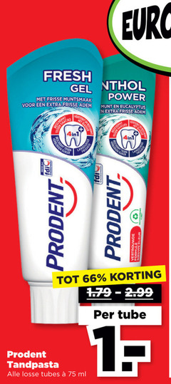 Aquafresh tandpasta folder aanbieding Kruidvat - details