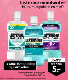 listerine aanbiedingen op