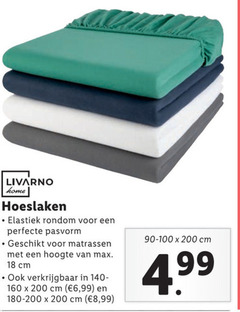 neutrale lava Een zekere Hema huismerk hoeslaken, laken folder aanbieding bij Hema - details