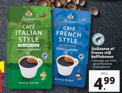  bellarom koffiebonen 99 100 500 mcafee italian style arabica coffee strength whole beans star french people nature italiaanse franse stijl gemaakt gecertificeerde arabicabonen 