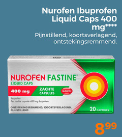  nurofen pijnremmer 20 400 pijnstillend liquid caps mg ibuprofen zachte capsule ontstekingsremmend koortsverlagend capsules 9 