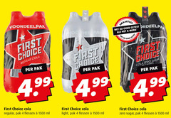  first choice cola 4 99 1500 regular pak 9 flessen ml pan light smaaktest getest merk la zero sugar 