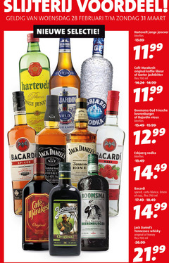  whisky rum likeur jenever vieux 23 28 30 31 40 99 700 slijterij voordeel woensdag hartevelt nieuwe dag uni spirit drink ware with bum spiced no.7 cafe sour mash original whiskey led and bottled wiel dujardin jardin bacardi jack daniel label serveren blended da tennessee wodka ge boomsma oud friesche beerenburger gemaakt lat for jonge mcafee marakesh koffie gorter jachtbitter fles ml esbjaerg vodka carta blanca limon razz honey 9 