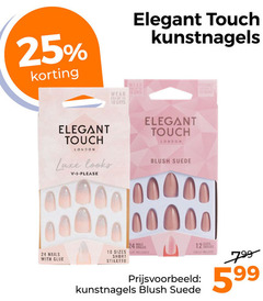  10 24 25 elegant touch kunstnagels wear for up to days london luxe looks blush suede nails with glue ongles included short stiletto colle 