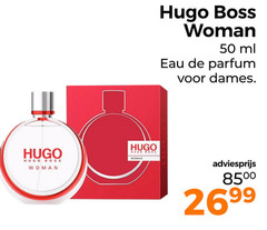  50 hugo boss woman ml eau parfum dames 