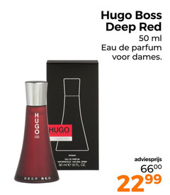  16 50 hugo deep red boss ml eau parfum dames woman vaporisateur natural spray oz 