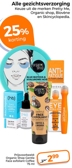  10 18 25 gezichtsverzorging merken pretty organic shop fatigue blue hyaluronic acid banana vitamin complex b5 face serum gezichtsserum visage ml gentle exfoliant for sensitive skin coffee gommage doux pour le peau sensible new anti eye roll ultra express glow energy dark circles 