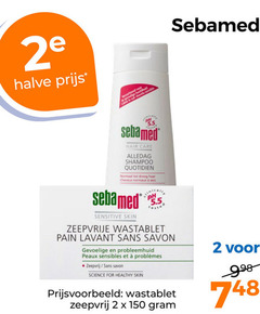  2 5 150 2e halve l sensible sebamed ph hair care alledag shampoo quotidien normaal droog haar cheveux sensitive skin zeepvrije wastablet pain sans savon gevoelige probleemhuid peaux sensibles zeepvrij science for healthy 