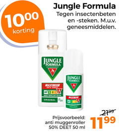  50 1000 jungle formula insectenbeten geneesmiddelen anti muggenspray deet insect repellent factor original ml 