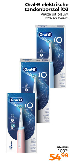  1 3 100 oral b elektrische tandenborstel blauw roze zwart series smart cleaner week pressure sensor reinigung inside 