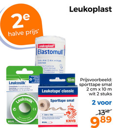  2 10 leukoplast 2e halve 6cm bandage medical device leukosilk schutz borne four haut pour sensibles hechtpleister gevoelige huid leukotape classic sporttape ondersteuning gewrichten blessurepreventie herstel cm wit stuks 