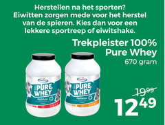  100 sporten eiwitten herstel spieren eiwitshake trekpleister whey 