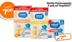  3 6 700 3x voordeel nieuwe receptuur nestle pyjamapapje pak yogolino maan maanden biscuit calcium vitamine rijk banaan glutenvrij aardbei 