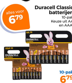  duracell batterijen 10 aaa classic pak aa trusted quality 