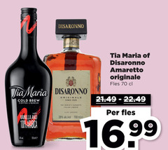  tia maria disaronno likeur amaretto 20 28 100 700 originale fles cold brew coffee liqueur since favourite italian saronno ml vanilla and arabica 