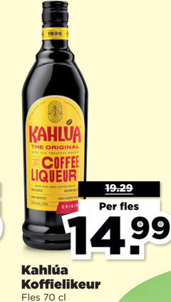  kahlua likeur original coffee liqueur origin fles koffielikeur 