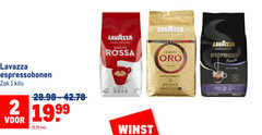  lavazza koffiebonen 1 5 10 100 1000 torino italia qualita rossa selezione espressobonen zak kilo 2. fee beans ge for black coffee and latte winst premium symphony espresso barista intenso arabica aromatic intensity 