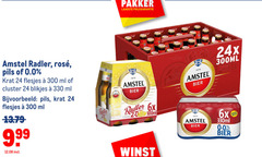  amstel krat bier radler 24 300 330 1870 rosee pils 0.0 ml cluster blikjes 2.0 6x citroen 300ml ag 330ml nieuwe winst 