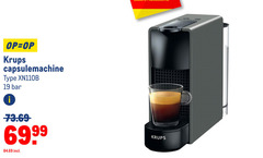  krups nespresso apparaten 19 capsulemachine bar 