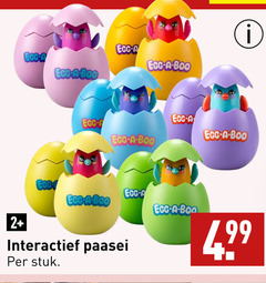  paasdecoratie egg eco 2 interactief paasei stuk 