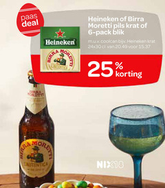  heineken birra moretti krat bier 6 25 paas deal boretti autentica pils pack blik nix18 