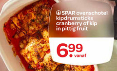  ovenschotel kipdrumsticks cranberry kip pittig fruit 