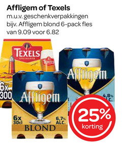  affligem texels speciaalbieren 6 25 300 geschenkverpakkingen blond pack fles 6x 7 