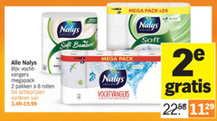  nalys toiletpapier keukenpapier 2 8 80 1129 nat mega pack wired by nouveau soft bamboo inspired be nature vochtvangers super vocht vleesvervangers megapack pakken rollen varieeren 